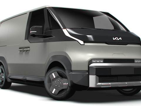 KIA PV5 cargo L2H1 2025 3D मॉडल