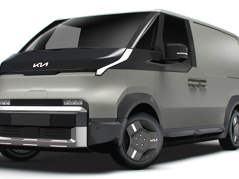 KIA PV5 cargo L2H1 2025 3D Модель