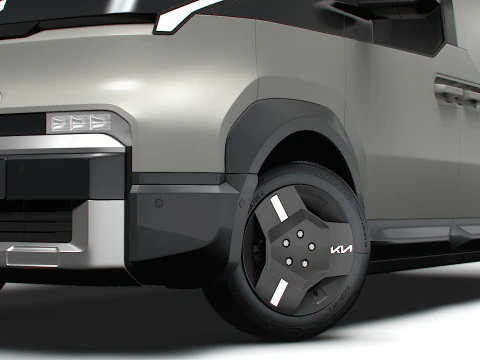 KIA PV5 cargo L2H1 2025 3D Model