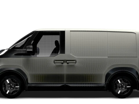 KIA PV5 cargo L2H1 2025 3D Model