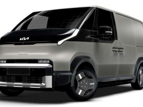 KIA PV5 cargo L2H1 2025 3D Модель
