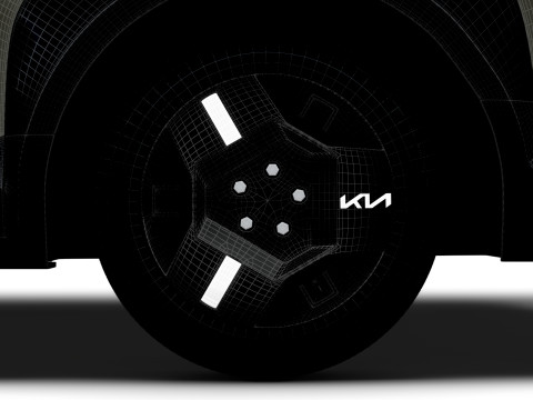 KIA PV5 cargo L2H1 2025 3D Модель