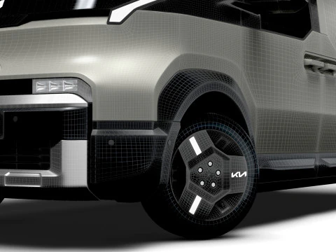 KIA PV5 cargo L2H1 2025 3D Model