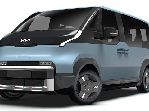 KIA PV5 L2H1 2025 3D Model