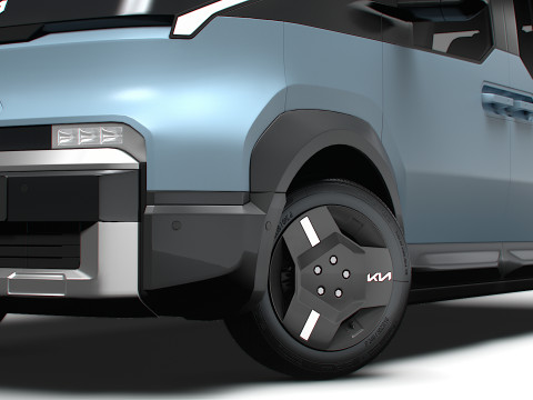 KIA PV5 L2H1 2025 3D Model