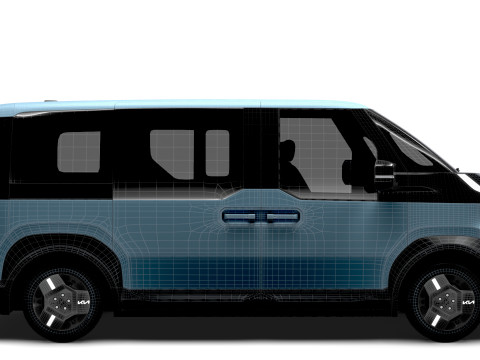KIA PV5 L2H1 2025 3D Model