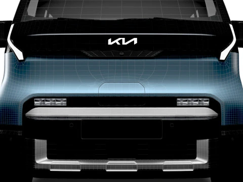 KIA PV5 L2H1 2025 3D Model