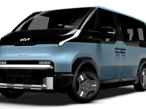 KIA PV5 L2H1 2025 3D Model