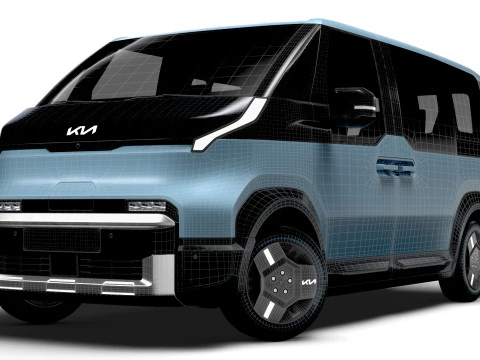 KIA PV5 L2H1 2025 3D Model