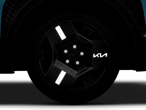KIA PV5 L2H1 2025 3D Model