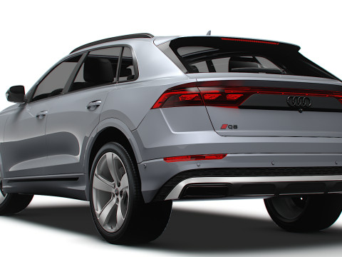 Audi Q8 55 TFSI quattro 2025 Modelo 3D