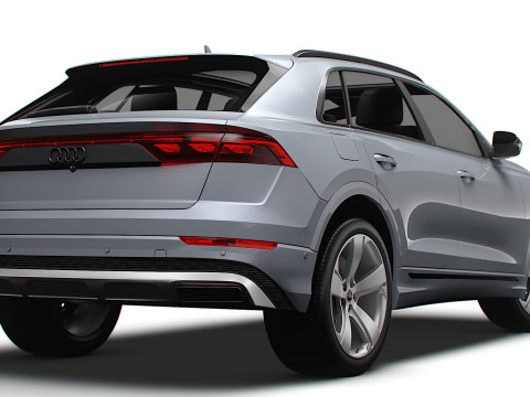 Audi Q8 55 TFSI quattro 2025 Modelo 3D