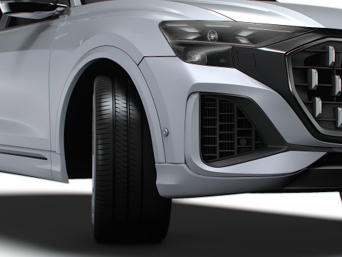 Audi Q8 55 TFSI quattro 2025 Modelo 3D