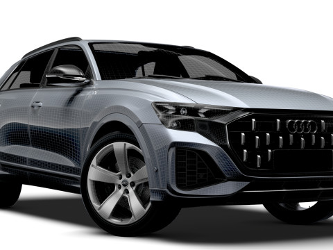 Audi Q8 55 TFSI quattro 2025 Modelo 3D