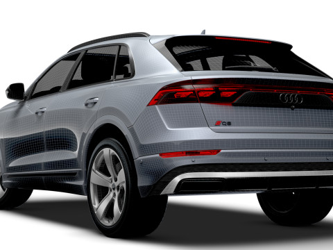 Audi Q8 55 TFSI quattro 2025 Modelo 3D