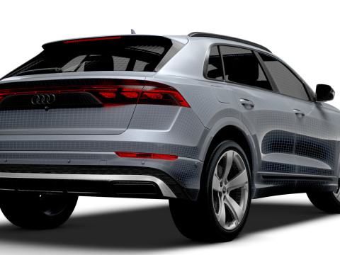 Audi Q8 55 TFSI quattro 2025 Modelo 3D