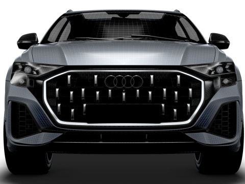 Audi Q8 55 TFSI quattro 2025 Modelo 3D