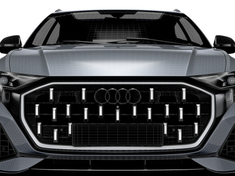 Audi Q8 55 TFSI quattro 2025 Modelo 3D