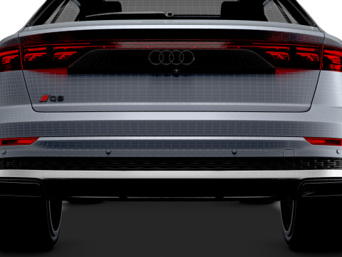 Audi Q8 55 TFSI quattro 2025 Modelo 3D
