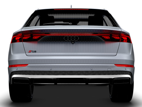 Audi Q8 55 TFSI quattro 2025 Modelo 3D