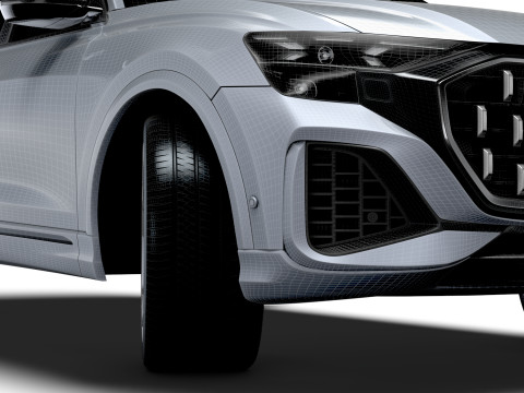 Audi Q8 55 TFSI quattro 2025 Modelo 3D