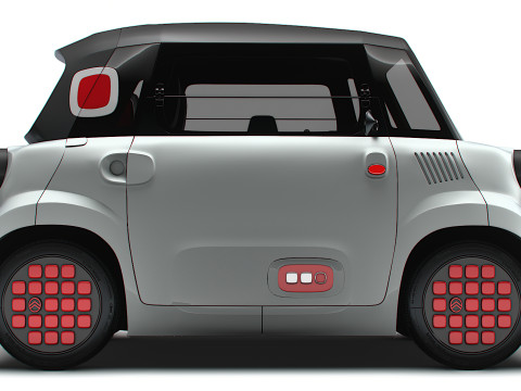Citroen Ami 2025 3D Модель