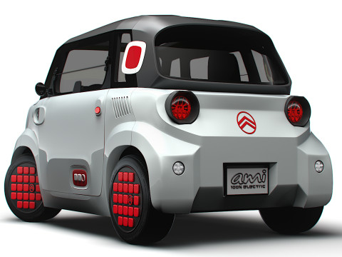 Citroen Ami 2025 3D Модель