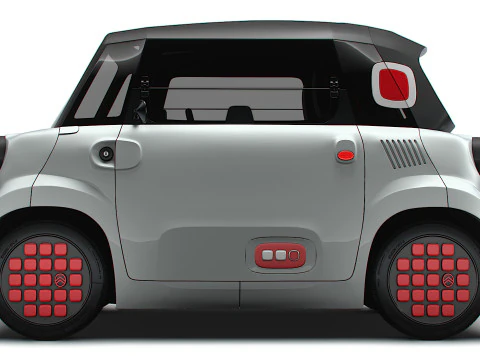 Citroen Ami 2025 3D Model