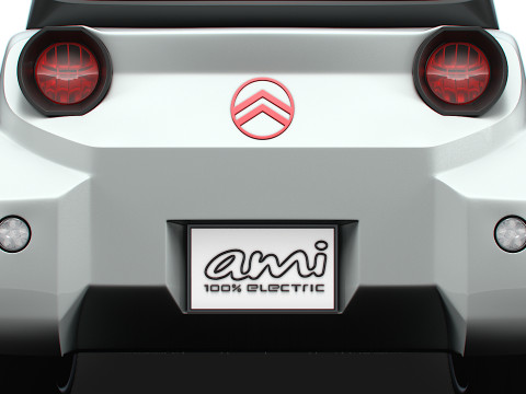 Citroen Ami 2025 3D Модель