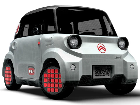 Citroen Ami 2025 3D Model