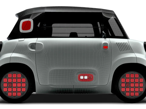 Citroen Ami 2025 3D Model