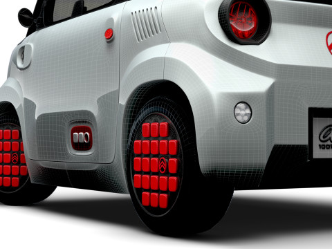 Citroen Ami 2025 3D Модель