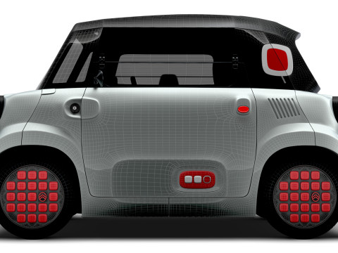 Citroen Ami 2025 3D Модель