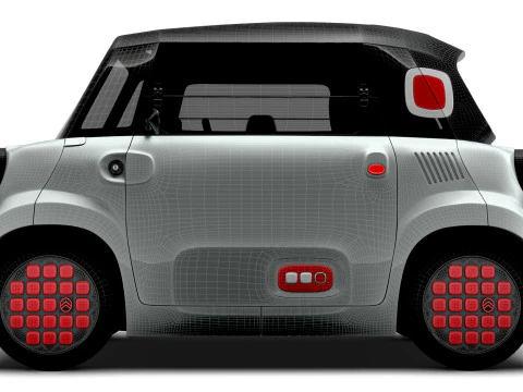 Citroen Ami 2025 3D Model