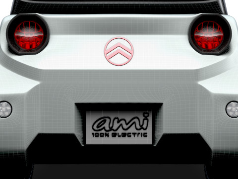 Citroen Ami 2025 3D Модель