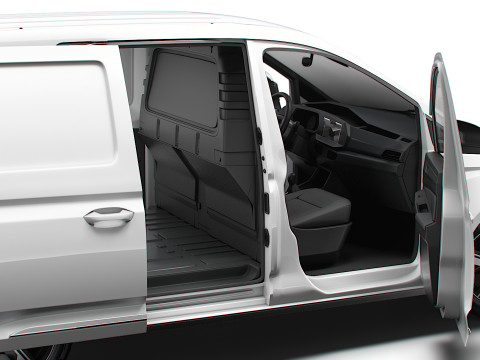 VW Caddy Cargo LWB HQ Interior 2025 Model 3D