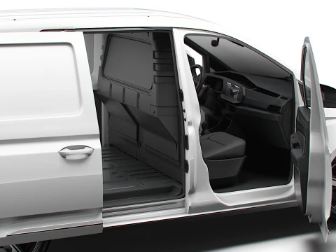 VW Caddy Cargo LWB HQ Int&eacute;rieur 2025 Modèle 3D