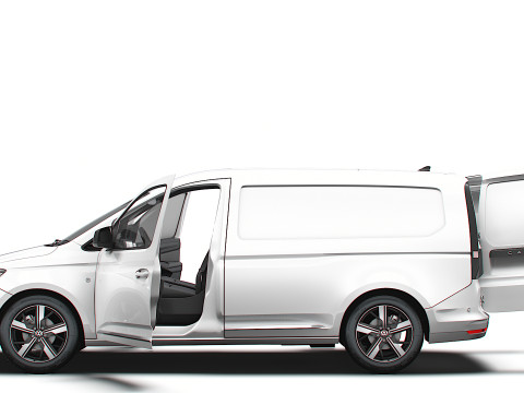 VW Caddy Cargo LWB HQ Interior 2025 Model 3D