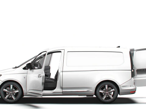 VW Caddy Cargo LWB HQ Int&eacute;rieur 2025 Modèle 3D