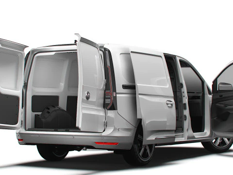 VW Caddy Cargo LWB HQ Int&eacute;rieur 2025 Modèle 3D