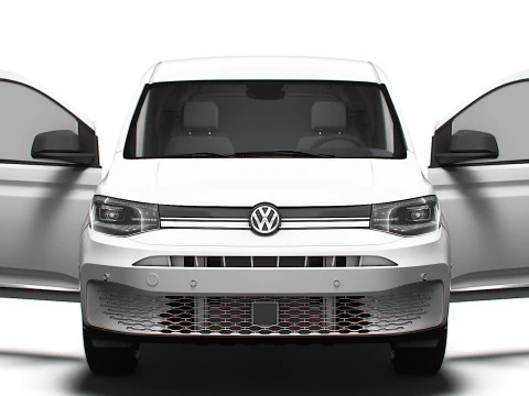VW Caddy Cargo LWB HQ Int&eacute;rieur 2025 Modèle 3D