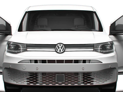 VW Caddy Cargo LWB HQ Int&eacute;rieur 2025 Modèle 3D