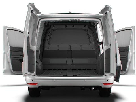 VW Caddy Cargo LWB HQ Interior 2025 Model 3D