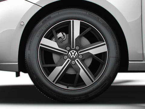 VW Caddy Cargo LWB HQ Int&eacute;rieur 2025 Modèle 3D