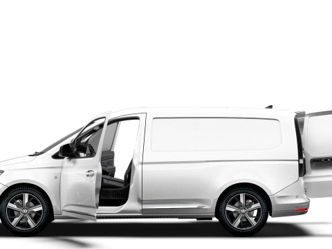 VW Caddy Cargo LWB HQ Int&eacute;rieur 2025 Modèle 3D