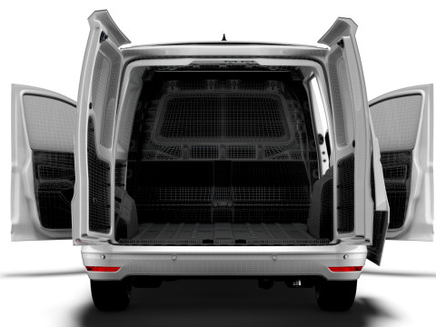 VW Caddy Cargo LWB HQ Interior 2025 Model 3D
