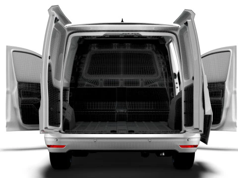 VW Caddy Cargo LWB HQ Int&eacute;rieur 2025 Modèle 3D