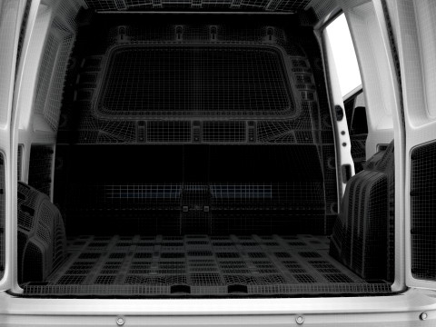 VW Caddy Cargo LWB HQ Interior 2025 Model 3D