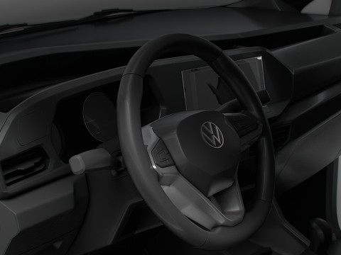 VW Caddy Cargo LWB Valve HQ Interior 2025 Model 3D