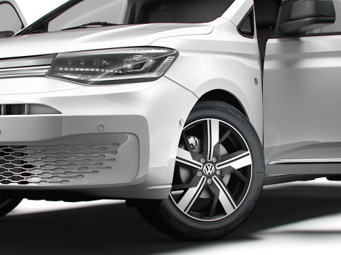 VW Caddy Cargo LWB Valve HQ Interior 2025 Model 3D